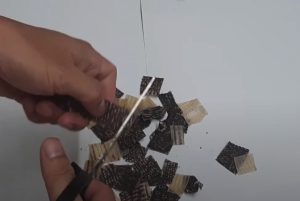 cắt nhỏ da kỳ đà